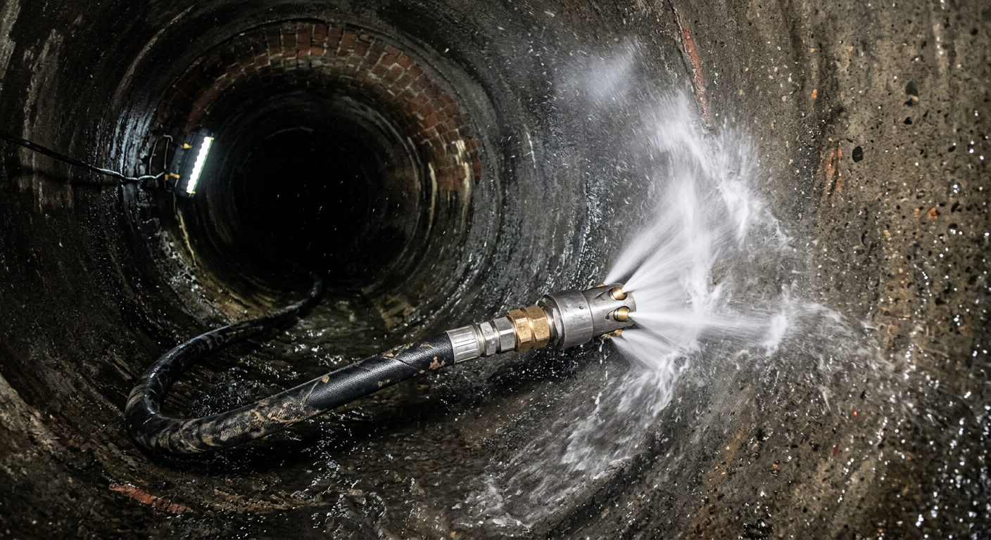 hydrocurage haute pression canalisation Guyancourt